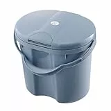 Rotho Babydesign TOP Windeleimer - recycelt - Windeleimer - geruchsdicht - ohne Nachfüllkasetten - Wickeleimer - blau