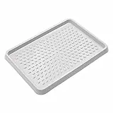BranQ - Home essential BranQ Schuhablage aus Kunststoff, PP, Hellgrau, 54 x 38,5 x 3 cm (LxBxH), 5901098150026