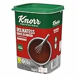 Knorr Delikatess Sauce zu Braten (pur als Bratensoße, Soßenbinder und zum Verfeinern), 1er Pack (1 x 1 kg)