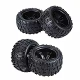 RC Truck Reifen, 150mm Gummireifen, 4 Stück/Set, Schwarz, für Racing, Freestyle, Park und Family Leisure