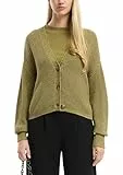 QS Melierte Strickjacke aus Baumwollmix