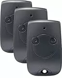 Fernbedienung Garagentor Kompatibel Mit 433,42MHz-1841064 NS 2 4,4 Kanäle Handsender Garagentoröffner, Schwarz 3 Stuck Garage Door Opener