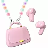 ANCwear Kopfhörer Kabellos Bluetooth In-Ear Earbuds – Stylische Ohrhörer mit Mini Handbag Ladecase, zum Umhängen wie Handtasche, 22h Spielzeit, Geschenkidee für Damen & Teens