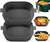 Silikon Backform Für Heißluftfritteuse-Silikonform Für Heißluftfritteuse Backpapier Zuschnitte Airfryer Zubehör Silikonbackformen Air Fryer Aus Silikon Accessories Silikoneinsatz Zubehör