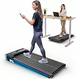 Sportstech Walking Pad - Laufband Für Zuhause mit Steigung bis 9% | 1-6km/h, inklusive App Mitgliedschaft | Home Office, Schrittzähler, leicht & kompakt, Transportrollen | WalkMate bis 120kg
