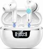 Kabellose Ohrhörer, 2026 Bluetooth 5.4 Kopfhörer, 50H Spielzeit In Ear Ohrhörer HiFi Stereo, Ohrhörer mit 4 ENC Noise Cancelling Mikrofonen Deep Bass, Schnellladung, IP7 Wasserdichte Ohrhörer mit