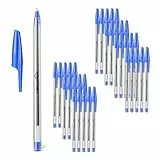 Amazon Basics Ballpoint Pens, 1.0mm, Blue, 36 Pack