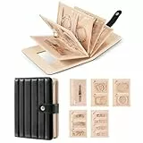 Lolalet Reise Schmuck Organizer mit transparente Schmuck Tasche für Ohrringe Armband Halskette Ring, kompakte Aufbewahrungsbox Schmuckrolle mit Spiegel- Shwarz