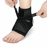 Yosoo Health Gear Knöchelbandage, Verstellbare Kompressionsfuß Orthese Mittelfußbruch, Atmungsaktive Neopren Verstauchung Plantarfasziitis Fußbandage, Sehnen Fersen Bandage für Fuss