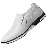Herren Lederschuhe Elegante Schuhe Herren Hohl Atmungsaktiv Business Schuhe Slip On Schlupfschuhe Fashion Walkingschuhe Geschäftsschuhe Minimalistische Anzugschuhe Leichtgewichts Arbeitsschuhe