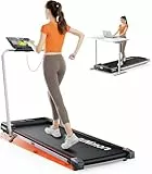6 IN 1 Laufband für Zuhause mit Neigung,12km/h Walking Pad mit 9% Steigung,2.5HP Klappbar Laufband für Zuhause & Büro,2-LED-Anzeige,120KG,Keine Installation