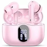 Btootos Bluetooth Kopfhörer, Kopfhörer Kabellos Bluetooth 5.4 Sport In Ear Kopfhörer mit 4 Mikrofon, 40 std Spielzeit, LED-Anzeige, ENC Lärmreduzierung, Tiefer Bass Ohrhörer für Arbeit und Studium