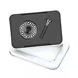 DONGKER 1 1/8' Fahrrad Headset Top Cap mit Titan Schraube, Front Fork Stem Top Caps Bowl, Titanlegierung Fahrrad-Vorbauabdeckung für Mountain Folding Rennrad