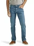 Wrangler Authentics Herren Klassische 5-Pocket-Regular Fit Jeans, Blue Ocean Flex, 34W / 32L