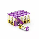 GP Extra Alkaline Batterie LR1 | 16 Stück LR1 Batterien kompatibel mit 910A, Lady, N, E90 | ideal für digitale Thermometer, Blutdruckmessgeräte, Garagentoröffner, schlüssellose Zugangssysteme und mehr