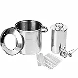 Browin Komplettes Set von 1,5 kg Schinkenkocher aus Edelstahl in einem Wassermantel, mit einem Topf und Thermometern