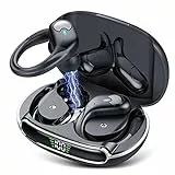 COIOC Bluetooth Kopfhörer Sport - Kabellose Bluetooth 5.3 Hörer mit ENC Mikrofon, HiFi Stereo In Ear Sound, Ladekoffer LED Anzeige, Comfort Fit, IP7 Wasserdicht