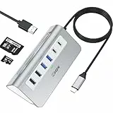 Intpw P9 USB C Hub, 9-IN-1 USB Hub 3.0 mit 3.28FT Lable, 4K HDMI, 2USB-A 3.0, PD 100W, 2USB-A 2.0, USB-C 3.0, SD/TF, Aluminium Docking Station für iPhone17/16/MacBook Air/Pro/Laptop/Mac OS/Windows