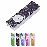 MP3 Player, Schulgeschenk für Kinder, Tragbarer, Verlustfreier HiFi Sound, MP3 Musik Player, Unterstützt Bis zu 64 GB Speicherkarte für Superleichte Sportarten(B)