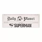 Superman Daily Planet Schreibtischunterlage, offiziell lizenziertes DC, rutschfestes Gummi-Mauspad, Comicbuch-Design, perfekt zum Spielen, Arbeiten oder Surfen, Heimbüro-Zubehör Paladone