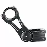 Dymoece Fahrrad Lenkervorbau 0-70 Grad 31.8mm Fahrrad Vorbau Ahead Riser Verstellbarer für MTB,Mountainbike, Rennrad, BMX 90 mm 110 mm 145 mm