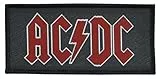 AC/DC Red Logo Unisex Patch Standard 100% Polyester Undefiniert Band-Merch, Bands