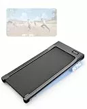 Walking Pad mit Steigung 6% Lacuffy, Laufband für Zuhause 6km/h & 12km/h mit Fernbedienung und App, 8 HIIT & 4 MIIT Laufband Schreibtisch für Zuhause & Büro max 136kg mit Mehrpersonen-Laufwettbewerb