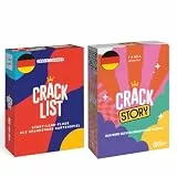 CRACK LIST Lot Partyspiele für die Familie Crack Story | Sommerangebot | 2-8 Spieler | ab 10 Jahren