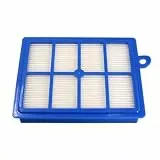 TALENTEC home | 1x Ersatz HEPA Filter Kompatibel mit Philips, Electrolux und anderen Marken. Staubsaugerfilter für Staub, Schmutz und Partikel : H12 : Farbe blau und weiß