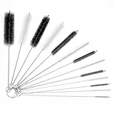13 Stück Reinigungsbürste, Strohhalm Bürste Set Flasche Reinigungsbürsten Milchschlauchbürste Nylon Schlauchbürste Sets für Reagenzgläser Reinigen Teekanne Düse Trinken Strohhalme Nylon Bürsten Set