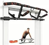 Sportneer Klimmzugstange für Türrahmen mit Klappgriff – Klimmzugstange mit Mehreren Griffen für den Türrahmen, Tragkraft 200 kg, Klimmzugstange für Krafttraining für Oberkörperfitness, Klimmzugstange