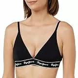 Pepe Jeans Damen Pepe BH, Schwarz, XL, Schwarz, XL
