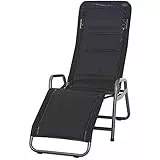 Siena Garden Kippliege Fano anthrazit/schwarz