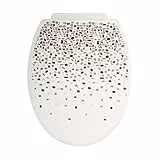 MSV Sitz W.C. 'Brest', grau, 47 x 36.5 x 3.5 cm, 94 Stück, Kunststoff, Taupe, 47x36.5x3.5 cm