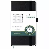 BEZEND 2 Jahres Monats-Taschenkalender 2026/2027 A6 16,8 x 9,4 cm - Monatsplaner 1 Monat 2 Seiten, 96 Seiten, Monatskalender(Jan 26-Dez 27) mit PU-Leder Hardcover auf Deutsch, Schwarz