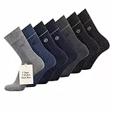 TOM TAILOR Herren Socken 7er Box – 7 Days Geschenkbox, 7 Paar Baumwollsocken mit Sortierhilfe, hoher Baumwollanteil, perfekte Passform für Alltag & Freizeit, Größe 39-42 und 43-46, grau