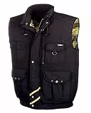 teXXor Arbeitsweste Trondheim, gefütterte Weste L, schwarz, 4258