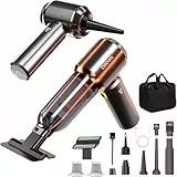 DiliDala Handstaubsauger Akku, 26000PA Auto Staubsauger, Upgrade-Schnellladung, 3-Gang Akku Staubsauger mit Bürstenloser Motor per Auto, Tierhaare, Sofa Reinigung