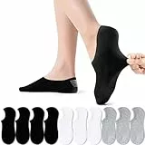 PAUNEW Sportsocken Socken Sneakrsocken Damen 43-46 10 Paar Schwarz und Weiß grau