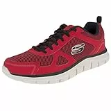 Skechers Track-Bucolo 52630-RDBK; Mens Sports Shoes; 52630-RDBK_44; red; 44 EU (9 UK)