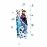 Room Mates 54531 Riesenwandsticker/Messlatte Disney Die Eiskönigin, Mehrfarbig