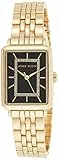 Anne Klein Women's Glitter Accented Bracelet Watch Gold/Black