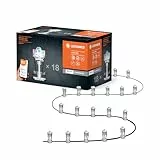 LEDVANCE Smarte LED Gartenleuchte mit WiFi Technologie, Basispaket mit 18 LED Dots für Außen, RGB-Farben änderbar, Kompatibel mit Google und Alexa Voice Control, SMART+ WIFI GARDEN DOT 18P