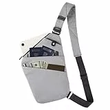 Tibroni Schultertasche Sling Bag Anti-Diebstahl Umhängetaschen Crossbody Brusttasche Chest bag für Damen und Herren für Freien Reisen Wandern Joggen