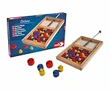 noris 606101941 Deluxe Scheiben Mikado - Der etwas andere Spieleklassiker für Kinder ab 6 Jahren und Erwachsene mit Spielmaterial aus Holz Bunt