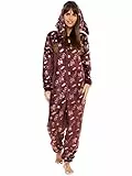 Harry Potter Damen Onesie Rot X-Large