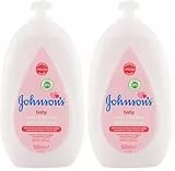 Johnson's Baby Crema Liquida Neonati, 500 ml (Packung mit 2)