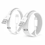 IPhone Ladekabel 2Pack 1M+2M USB auf Lightning Kabel MFi Zertifiziert für Apple Original Schnellladekabel,für IPhone 14/13/12/11/Pro/ProMax/Mini/XS/XR/MAX/X/8/7/6/6s/Plus/SE/iPad Mini