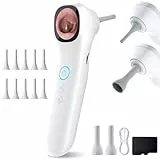 Ohrenschmalz Entferner Otoskop, LMECHN Ohrenreiniger mit 1,21 Zoll 1080P HD Bildschirm, Ohrreiniger mit 32 GB Karte & 12 Silikonaufsätzen, Ohne Wifi Ohr Reinigung Für Erwachsene, Kinder und Haustiere