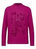 Rabe Pullover Unifarben in Pink für Damen